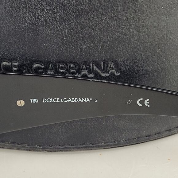 Dolce & Gabbana DG832 Black Wrap Around Frame Men's Sunglasses - Picture 5 of 11